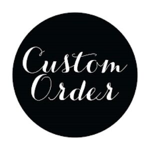 Custom Order Black Circle Sign